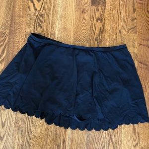 torrid Swim - Black Swim Skirt with scalloped edge, Torrid, 3X torrid Swim - Black Swim Skirt with scalloped edge, Torrid, 3X